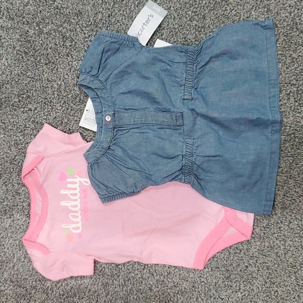 NWT 2 Baby Girl Outfits